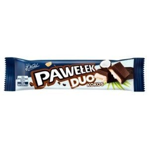 Pakiet 24szt Wedel Pawełek Duo Batonik kokos 44 g