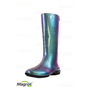 Kalosze Damskie Wysokie Buty Lekkie Kameleon PVC 40
