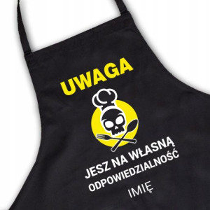 FARTUCH Kuchenny PREZENT Wiele WZORÓW Twoje IMIĘ