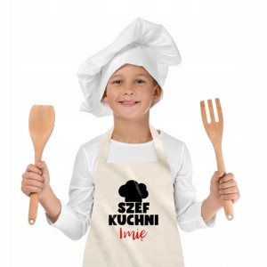 FARTUSZEK Kuchenny dla Dzieci Twoje IMIĘ MiX WZORY