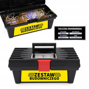 SKRZYNKA na Alkohol PREZENT ZESTAW Budowniczego