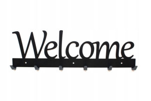 Welcome wieszak na ścianę kurtki ścienny dom home