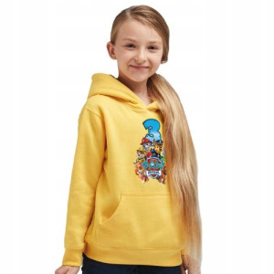 Bluza Dzieci z kapturem Żółta 128cm PSI PATROL 03