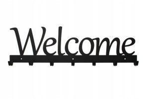 Welcome 60cm Wieszak na ubrania kurtki ścienny