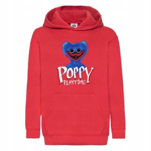 BLUZA Dziecięca z KAPTUREM Wzory HUGGY WUGGY 128cm