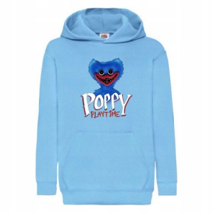 BLUZA Dziecięca z KAPTUREM Wzory HUGGY WUGGY 128cm