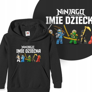 BLUZA Kaptur Dziecięca IMIĘ LEGO NINJAGO MiX 164cm