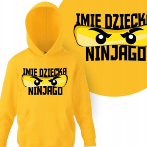 BLUZA Kaptur Dziecięca LEGO NINJAGO - 116 cm IMIĘ