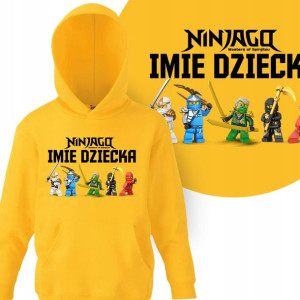 BLUZA Kaptur Dziecięca LEGO NINJAGO - 116 cm IMIĘ