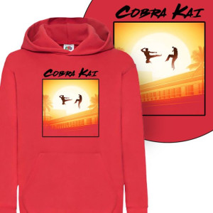 Dziecięca Bluza Z Kapturem Cobra Kai Karate - 152