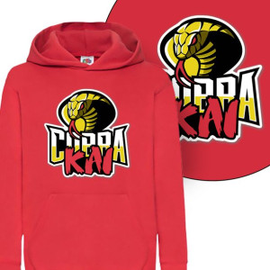 Dziecięca Bluza Z Kapturem Cobra Kai Karate - 152