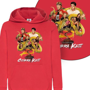 Dziecięca Bluza Z Kapturem Cobra Kai Karate - 152