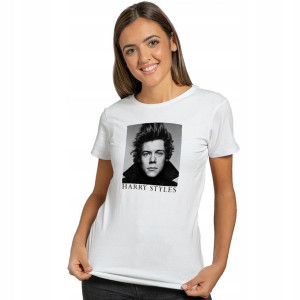 Koszulka Damska M Biała Prezent HARRY STYLES 04