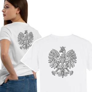 KOSZULKA Damska PATRIOTYCZNA Orzeł FLAGA Wzory L