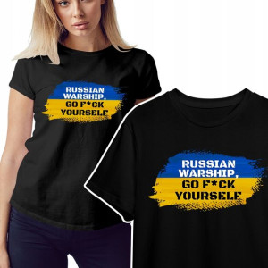 Koszulka Damska Solidarni Z Ukrainą Mix Wzory - Xl