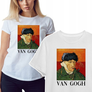 KOSZULKA DAMSKA T-shirt VAN GOGH Sztuka Wzory - S