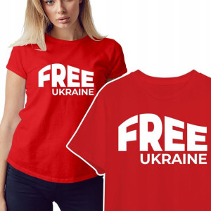 Koszulka Damska Ukraina Anty War Stop War - M