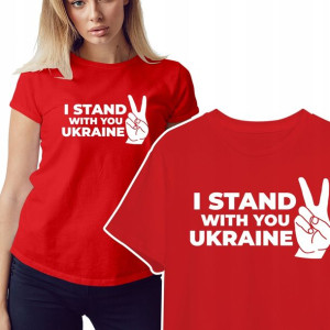 Koszulka Damska Ukraina Anty War Stop War - Xl