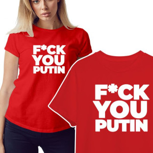 Koszulka Damska Ukraina Anty War Stop War - Xl