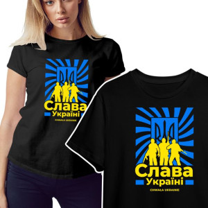 Koszulka Damska Wolna Ukraina Zełenski Hero - M