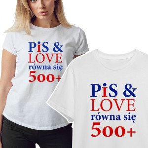 Modna KOSZULKA DAMSKA T-shirt PIS & LOVE - XXL