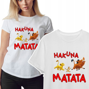 Modna KOSZULKA T-shirt Damski HAKUNA MATATA - M