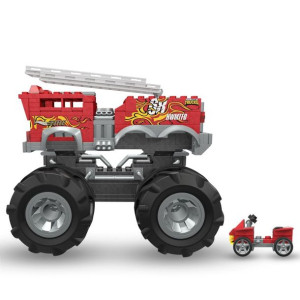 Mega Construx Hot Wheels Monster Truck - Strażacki Wóz 5-alarmów - Hhd19