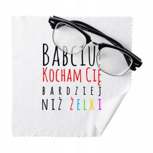 ŚCIERECZKA do okularów z nadrukiem DZIEŃ BABCI 05