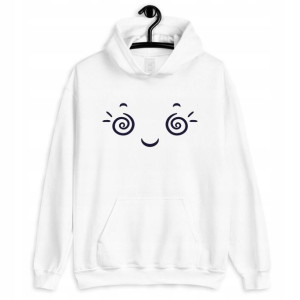 BLUZA Męska z kapturem BIAŁA Różne Wzory SMILE - M