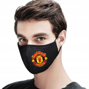 Maska Bawełniana Czarna Klub Manchester United 06