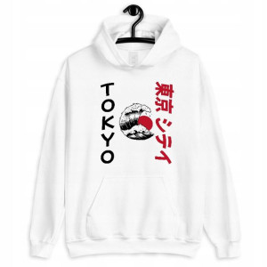 Bluza Męska Z Kapturem Japan Harajuku Style - M