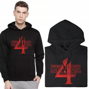 Bluza Z Kapturem Męska Stranger Things Wzory - M