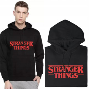 Bluza Z Kapturem Męska Stranger Things Wzory - Xxl