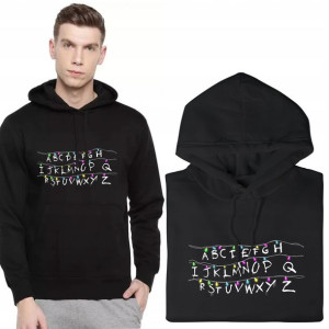Bluza Z Kapturem Męska Stranger Things Wzory - Xxl