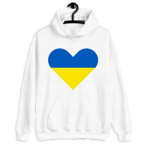 Bluza Z Kapturem Wolna Ukraina Stop Wojnie - L