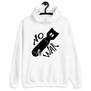 Bluza Z Kapturem Wolna Ukraina Stop Wojnie - M