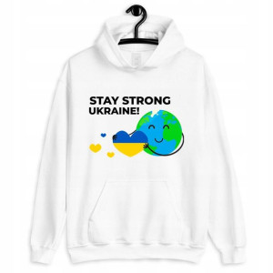 Bluza Z Kapturem Wolna Ukraina Stop Wojnie - S