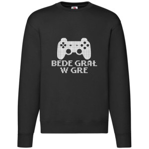 MĘSKA Bluza Śmieszny Prezent dla GRACZA Wzory - XL