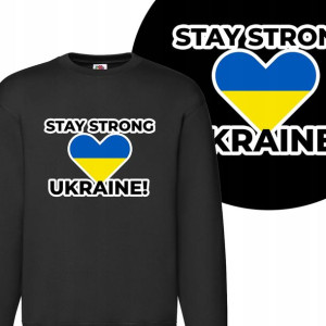 Męska Bluza Stop Wojnie Wolna Ukraina Wzory - M