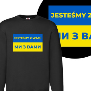 Męska Bluza Stop Wojnie Wolna Ukraina Wzory - M