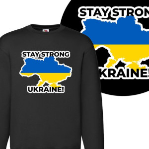 Męska Bluza Stop Wojnie Wolna Ukraina Wzory - Xl