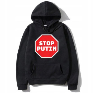 Męska Bluza Z Kapturem Anty War Stop Wojnie - Xl