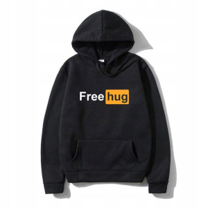 Męska Bluza Z Kapturem Free Hug Wzory Rozmiar M