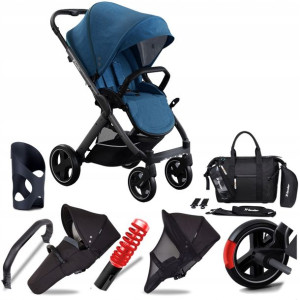 X-lander X-pulse 07 Petrol Blue, X-rollbag X-mug