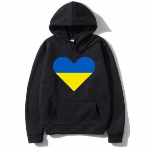 Męska Bluza Z Kapturem Solidarni Z Ukrainą - M