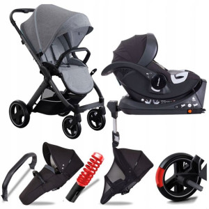 Wózek X-lander 4w1 X-pulse 06 I X-car Baza Isofix