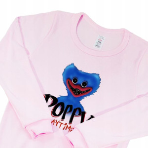 PIŻAMA RÓŻ 92cm POPPY Playtime HUGGY WUGGY Wzory