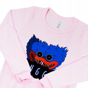 PIŻAMA RÓŻ 98cm POPPY Playtime HUGGY WUGGY Wzory