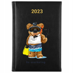 KALENDARZ Ksiązkowy A5 2023 TEDDY BEAR MiX Wzory