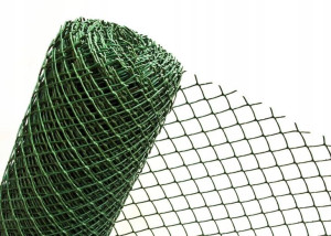 Siatka plastikowa wysokość 120cm zielona 25mb t302